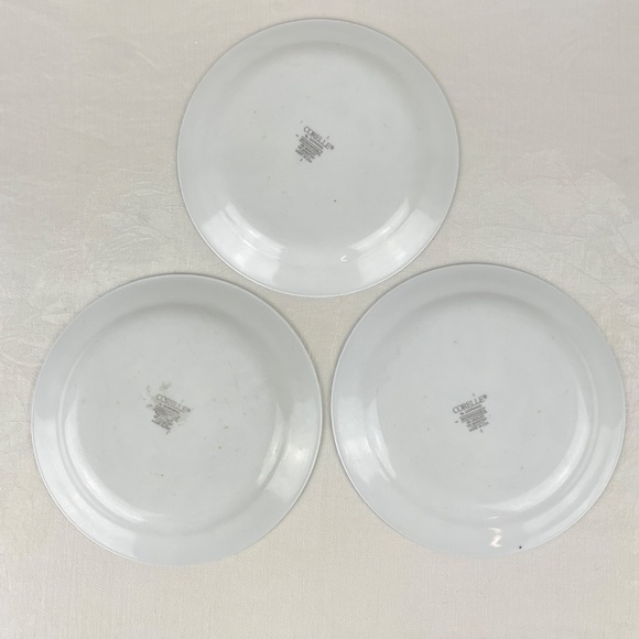 Corelle by Corning Oceanview Blue Floral - Set of 3 Salad or Bread Plates - Picture 6 of 6